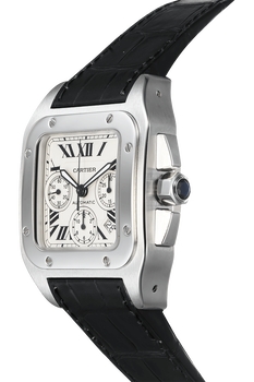 Santos 100 Chronograph Stainless Steel Automatic
