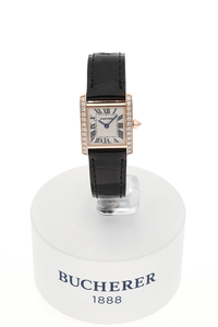 Tank Francaise Rose Gold Quartz