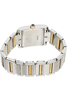 Tank Francaise Yellow Gold and Stainless Steel Quartz
