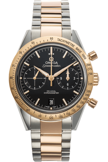 Speedmaster &#39;57 Co-Axial Chronograph Rose Gold and Stainless Steel Automatic