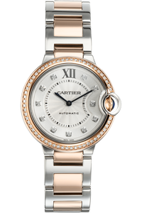Ballon Bleu Rose Gold and Stainless Steel Automatic