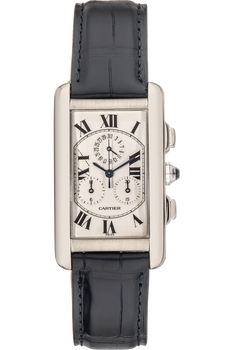 Tank Americaine Chronograph White Gold Quartz