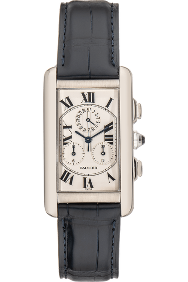 Tank Americaine Chronograph White Gold Quartz