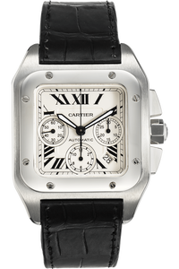 Santos 100 Chronograph Stainless Steel Automatic