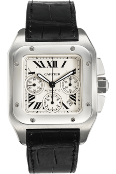 Santos 100 Chronograph Stainless Steel Automatic