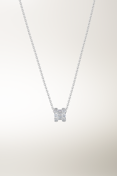 Baguette Love Necklace 0.83 ct. 