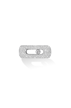 My Move Pav&eacute; Motif in White Gold