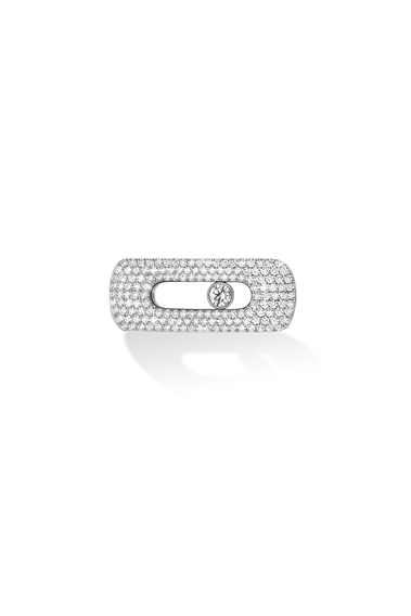My Move Pav&eacute; Motif in White Gold