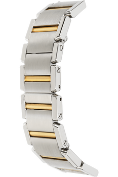 Tank Francaise Yellow Gold and Stainless Steel Quartz