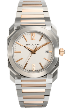 Octo Solotempo Rose Gold and Stainless Steel Automatic