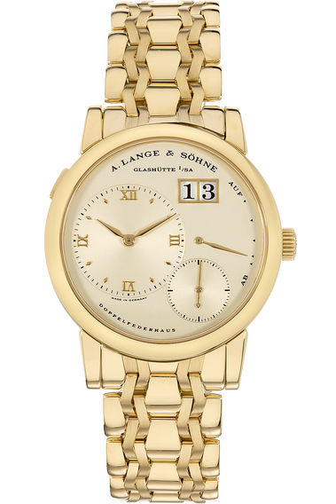 Lange 1 Yellow Gold Manual