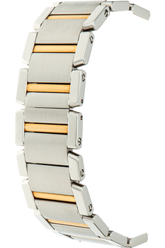 Tank Francaise Yellow Gold and Stainless Steel Quartz