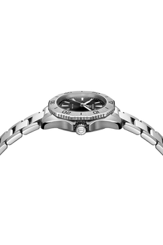 Aquaracer Quartz Ladies Black Steel Watch
