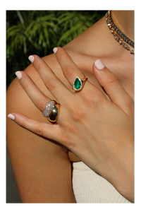 Celeste Diamond Wave Ring