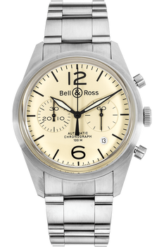BR 126 Original Beige Stainless Steel Automatic