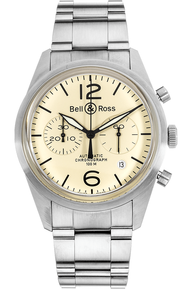 BR 126 Original Beige Stainless Steel Automatic