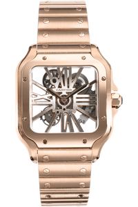 Santos Skeleton Rose Gold Manual