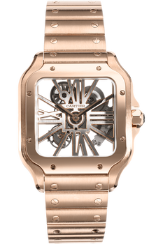 Santos Skeleton Rose Gold Manual