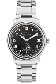 Leman Complete Calendar Moonphase Stainless Steel Automatic