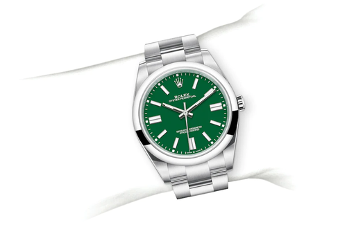 Rolex oyster best sale perpetual verte