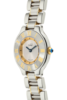 Must 21 Yellow Gold-Plated and Stainless Steel Quartz