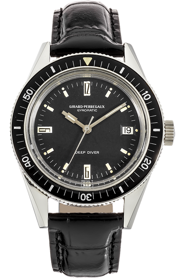 Pre Owned Girard Perregaux Deep Diver Circa 1968 Stainless Steel Automatic