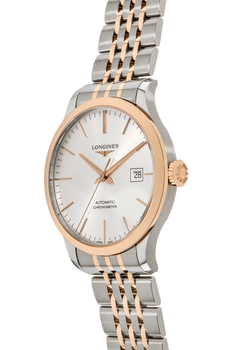 Record Rose Gold and Stainless Steel Automatic