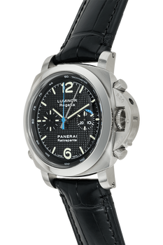 Pre Owned Panerai Luminor 1950 Regatta Rattrapante Stainless Steel Automatic