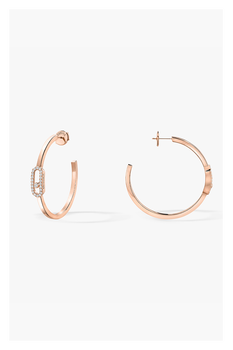 Move Uno PM Hoops in Pink Gold