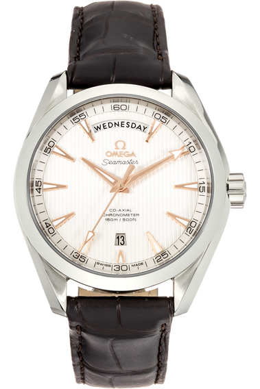 Seamaster Aqua Terra Co-Axial Day-Date Stainless Steel Automatic