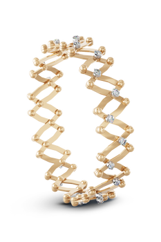 Serafino 1492 Ring Bracelet in Pink and White Gold