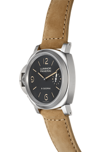 Luminor Destro Otto Giorni Stainless Steel Manual