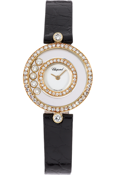 Used chopard happy diamonds watch discount