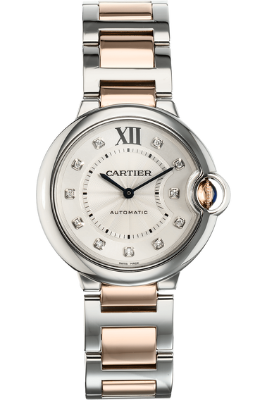 Ballon Bleu Rose Gold and Stainless Steel Automatic