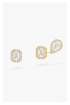 My Twin 1+2 Earrings in Yellow Gold