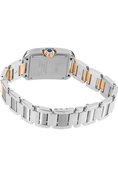 Tank Anglaise Rose Gold and Stainless Steel Quartz