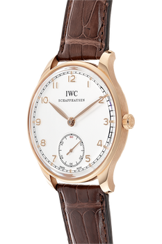 Portuguese Hand Wound Rose Gold Automatic