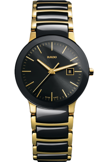 Rado Centrix Small Yellow SS Brac Black Dial (R30930152)