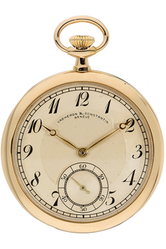 Pocket Watch Circa 1900s Yellow Gold Manual