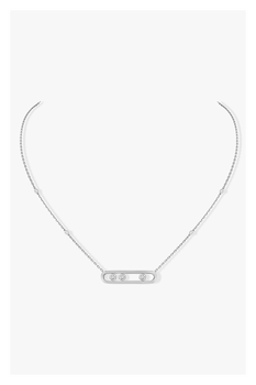 Move Classique Pendant in White Gold