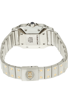 Santos Galbee Yellow Gold and Stainless Steel Automatic