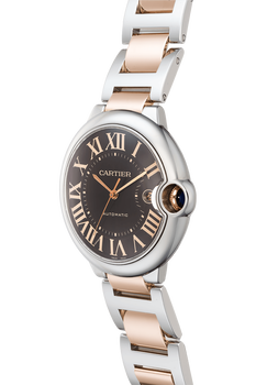Ballon Bleu Rose Gold and Stainless Steel Automatic