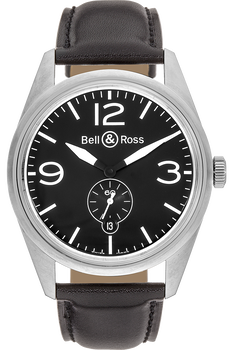 BR 123 Original Black Stainless Steel Automatic
