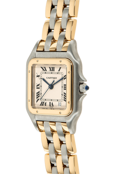 Panthere Yellow Gold and Stainless Steel Quartz