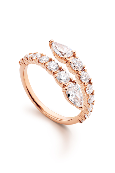 Diamond Twist Ring
