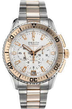 El Primero Stratos Flyback Rose Gold and Stainless Steel Automatic