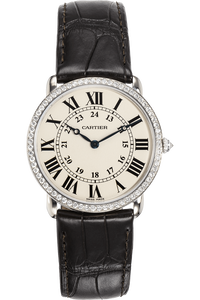 Ronde Louis Cartier White Gold Manual