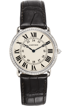 Ronde Louis Cartier White Gold Manual