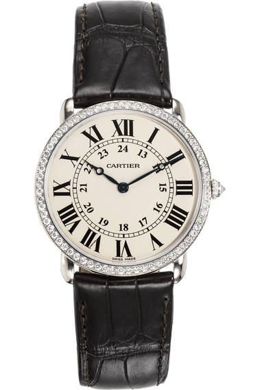 Ronde Louis Cartier White Gold Manual