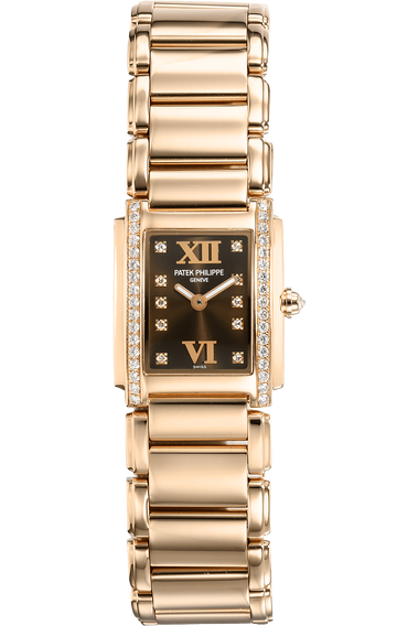 Twenty-4 Reference 4908 Rose Gold Quartz